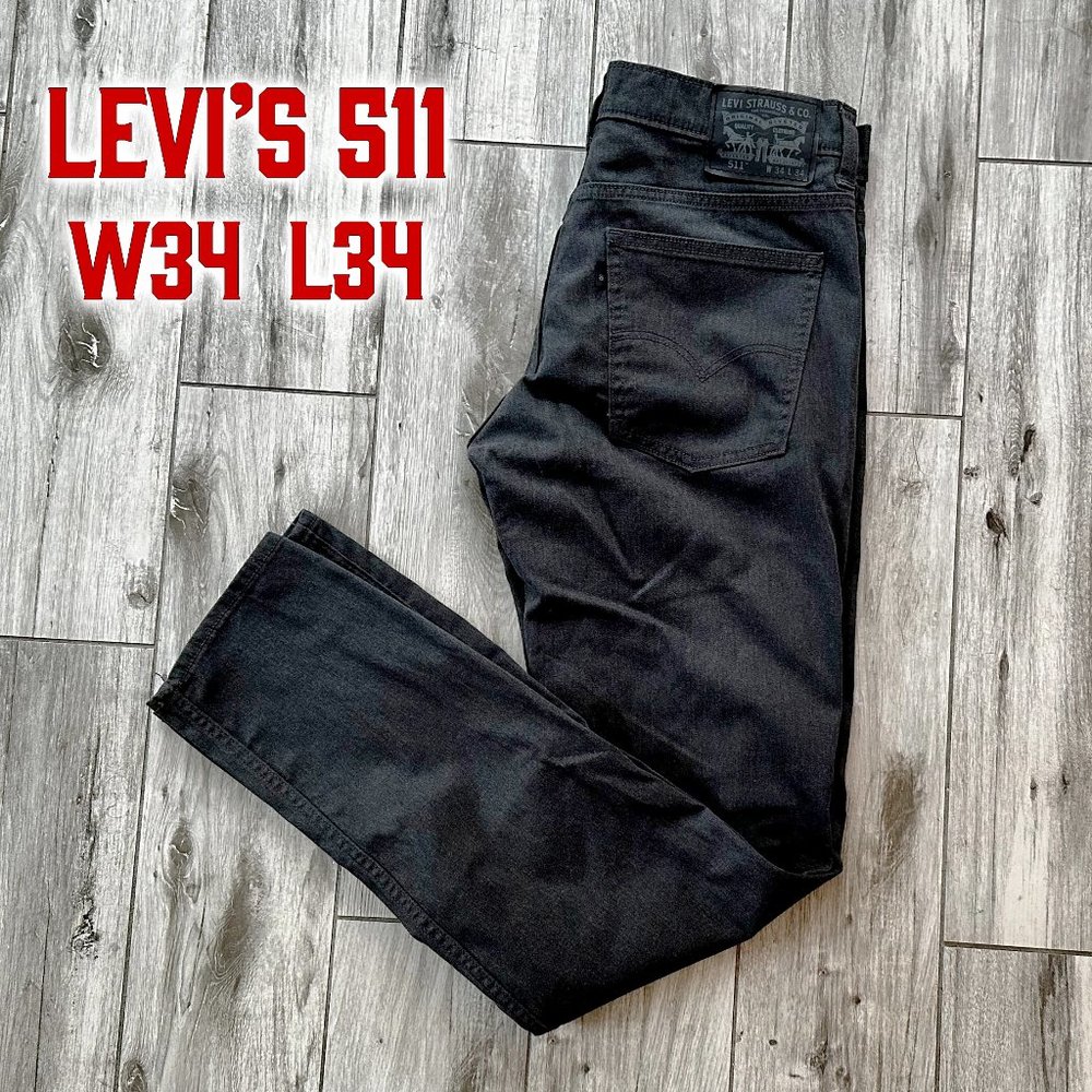 LEVI'S 511 34x34  /  Standard Slim Fit